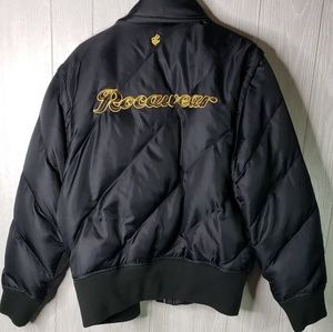 Roca Wear Womens Puffy Bomber Jacket Size 3X